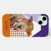 眼鏡をかけたかわいい羊 Case-Mate iPhoneケース (裏面 (横))