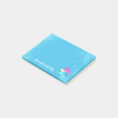 眼鏡をかけたきらきらとした人魚の名前読み取り ポストイット (アングル)