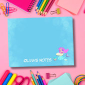 眼鏡をかけたきらきらとした人魚の名前読み取り ポストイット