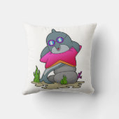 眼鏡をかけたイルカ クッション (裏面)