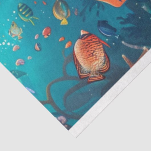 眼鏡をかけたウミガメの眼鏡をかけたデコパージュ 薄葉紙 (詳細)