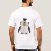 眼鏡をかけたカモメ Tシャツ (裏面)