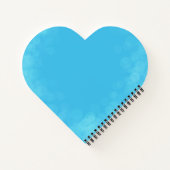 眼鏡をかけたスパーキングマーメイドが本を読む名前 ノートブック (裏面)