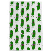 眼鏡をかけたピクルス人 ミディアムペーパーバッグ (裏面)