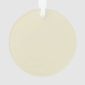 眼鏡をかけたブルドッグ オーナメント (裏面)