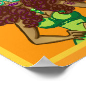 眼鏡をかけた女の子 ポスター (角)