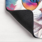 眼鏡をかけた宇宙 マウスパッド (コーナー)