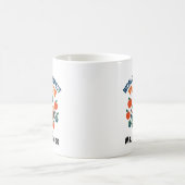 眼鏡をかけた採点中のニワトリ先生 コーヒーマグカップ (中央)