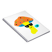 眼鏡をかけた最もかわいいきのこ ノートブック (右側)