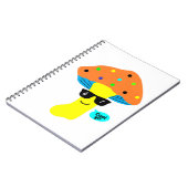 眼鏡をかけた最もかわいいきのこ ノートブック (左側)