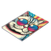 眼鏡をかけた猫 ノートブック (左側)