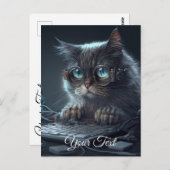 眼鏡をかけた猫。 ポストカード (正面/裏面)