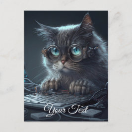 眼鏡をかけた猫。 ポストカード