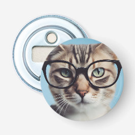 眼鏡をかけた猫 栓抜き