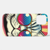 眼鏡をかけた猫 Case-Mate iPhoneケース (裏面 (横))