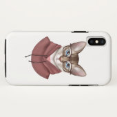 眼鏡をかけた猫 Case-Mate iPhoneケース (裏面(横))