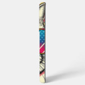 眼鏡をかけた猫 SAMSUNG GALAXYケース (裏面横)