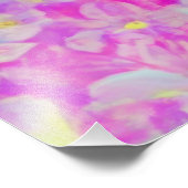 眼鏡をかけた華やかなネオンきらめく女性 フォトプリント            (角)