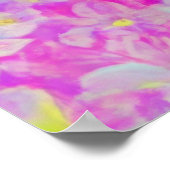 眼鏡をかけた華やかなネオンきらめく女性 ポスター (角)