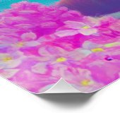 眼鏡をかけた華やかなネオンきらめく女性 ポスター (コーナー)