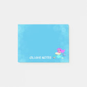 眼鏡をかけた輝く人魚の名前読み  ポストイット (正面)