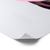 眼鏡を掛けたキリン吹のピンクのバブルガム ポスター (角)