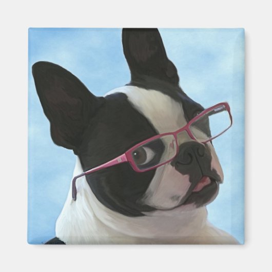 眼鏡を掛ける マグネット (正面)