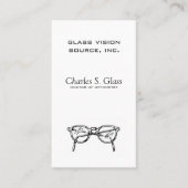 眼鏡アイウェア光学視覚 名刺 (正面)