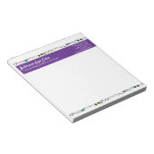 眼鏡クールと目連絡気に計 ノートパッド (アングル)