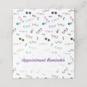 眼鏡クールと目連絡気に計 予約カード (外部開封)