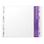 眼鏡クールと眼連絡の専気に門家 ノートパッド (正面)