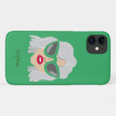 眼鏡クール付きグランドマン名前をカスタムする Case-Mate iPhoneケース (裏面(横))