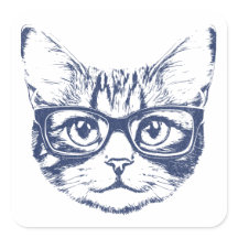 眼鏡クール付き猫
