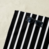 眼鏡クール付き祖母名前をカスタムする ビーチタオル (インサイチュ)