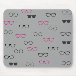 眼鏡デザイン口 マウスパッド