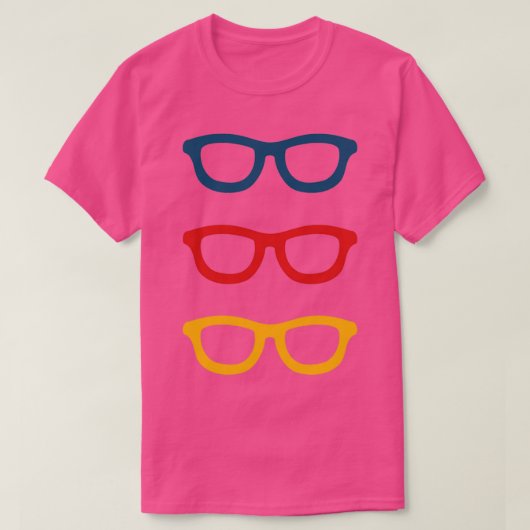 眼鏡パタカラフルーン Tシャツ (デザイン正面)