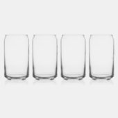 眼鏡パーソナライズされた式パーティー ガラス缶 (右)