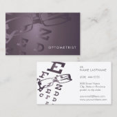 眼鏡フォトメトリックビジネスカード 名刺 (正面/裏面)