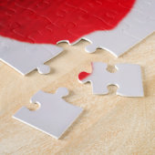 眼鏡フランスのとシャツのブルドッグ ジグソーパズル (側面)