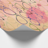 眼鏡フレーム水彩包み紙 ラッピングペーパー (角)