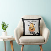 眼鏡不気味付きカボチャのハロウィン クッション (椅子)