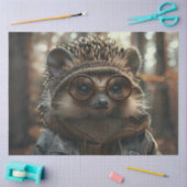 眼鏡付お洒落デカップヤマアラシ 薄葉紙 (クラフト)