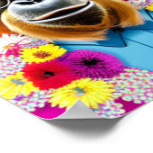 眼鏡付きオランウータン、印刷可能なウォールアート ポスター (角)