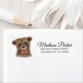 眼鏡付きクマ ラベル (インサイチュ)