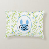 眼鏡付きバニー春フローラ アクセントクッション (裏面)