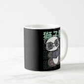 眼鏡付きパンダAnime Japan Kanji Libraria コーヒーマグカップ (正面右)
