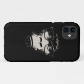 眼鏡付きヒップスター・ゴリラ Case-Mate iPhoneケース (裏面(横))