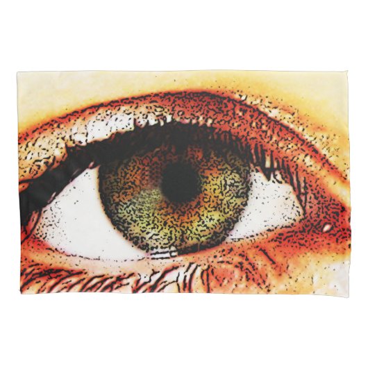 眼鏡像 枕カバー (正面)