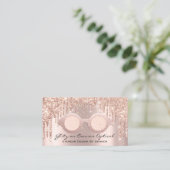 眼鏡光学式眼鏡眼鏡バラ火花 名刺 (スタンド正面)