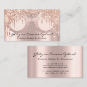 眼鏡光学式眼鏡眼鏡用バラ滴 名刺 (正面/裏面)